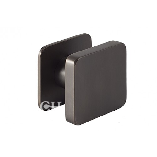 50mm Square Cupboard Knobs In Brass Bronze Nickel Or Chrome Door