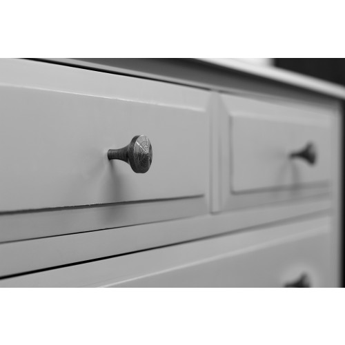 From The Anvil 45211 Shropshire Cupboard Handles In Pewter Door
