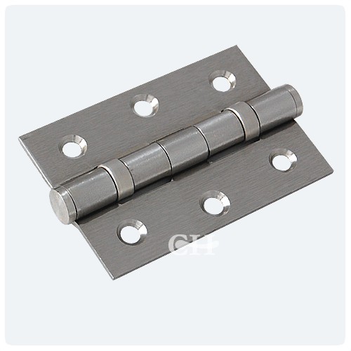 SSS Ball Bearing Butt Hinges Satin Stainless Steel 75x50mm from