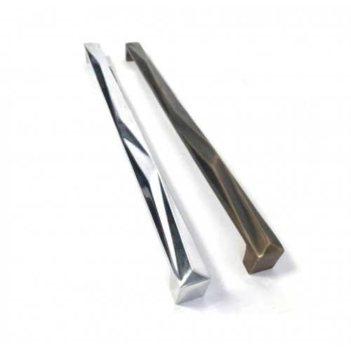 Philip Watts Facet 580 Door Pull Handles Aluminium Brass Or Bronze