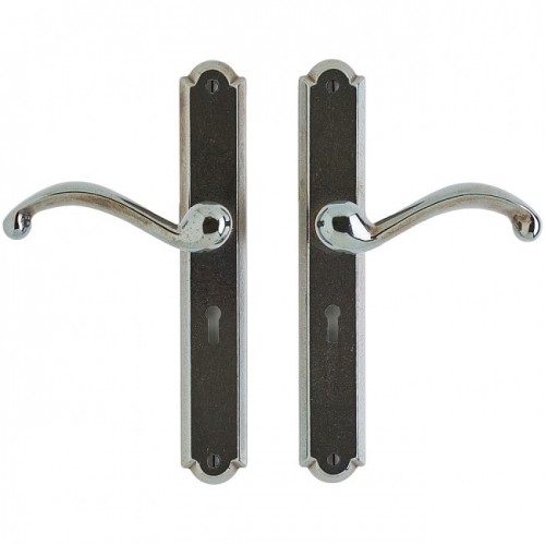 Rocky Mountain Arched Door Handles in Bronze. Various finishes and