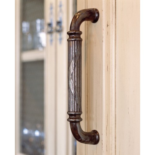 Rocky Mountain Ribbon Reed Cupboard or Pull Handles in Bronze