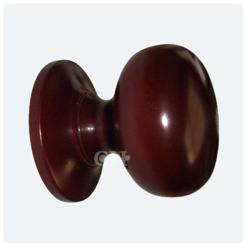 Caledonia Wooden Mortice or Rim Door Knobs in Oak Walnut Mahogany and