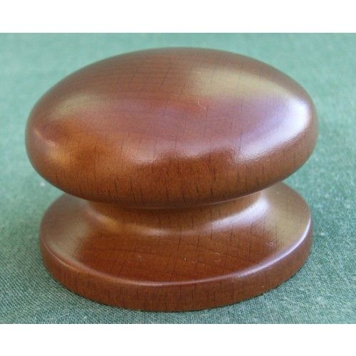 Small Wooden Kitchen Cupboard Door Knobs in Oak Walnut Mahogany and