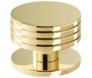 Henry Blake Art Deco Large Ringed Shower Door Knobs in Brass Bronze ...