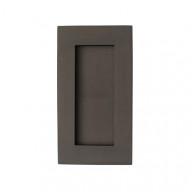 100mm Sliding or Pocket Door Flush Pulls Matt Bronze