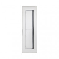 175mm Sliding or Pocket Door Flush Pulls Polished Chrome