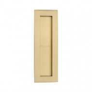 175mm Sliding or Pocket Door Flush Pulls Satin Brass