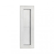 175mm Sliding or Pocket Door Flush Pulls Satin Chrome