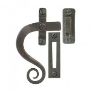 Left hand monkeytail window fastener