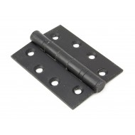 External Black Beeswax 100mm Ball Bearing Butt Hinges for Doors