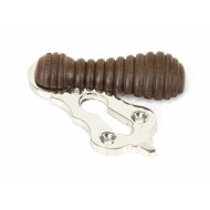 Beehive Rosewood & Polished Nickel Covered Escutcheon
