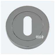 keyhole escutcheon polished chrome