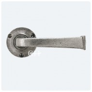 Finesse Design Pewter Allendale Lever Door Handles on Rose