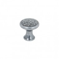 Beaten Cupboard Knob 20mm Pewter