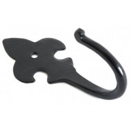 Ornate Fleur de Lys Door Hook  4 1/2 Inch