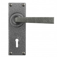 Stonebridge Arundel Hand Forged Steel Levers On Keyhole Backplate