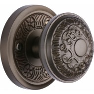 Aydon Decorative Door Knobs in Matt Bronze