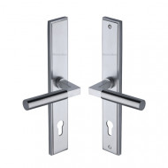 Bauhaus Multipoint Lever Handles 92mm in Satin Chrome