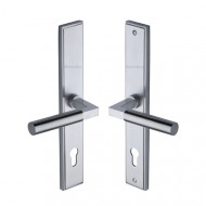 Bauhaus Multipoint Lever Handles 92mm in Satin Chrome