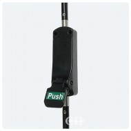 Push Pad Panic Bolts In Black