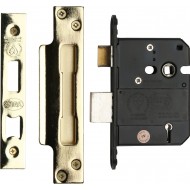 York Polished Brass 5 Lever Sashlocks