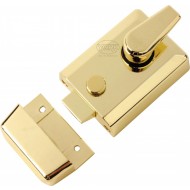 York Polished Brass Rim Nightlatch