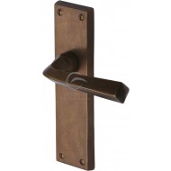 Bronze Traditional Lever Handles On Backplate