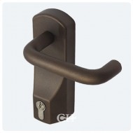 Lever Outside Access Device In Bronze
