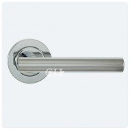 Calla Lever On Rose Polished Chrome