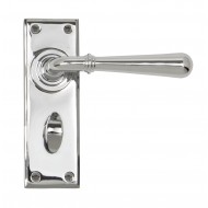 Anvil Regency Chrome Newbury Lever Handles On Bathroom Backplate