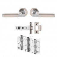 Dual Satin Nickel/Polished-Chrome