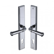 Colonial Multipoint Lever Handles 92mm in Polished Chrome