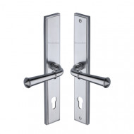 Colonial Multipoint Lever Handles 92mm in Satin Chrome