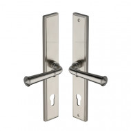 Colonial Multipoint Lever Handles 92mm in Satin Nickel