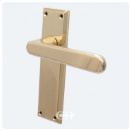 Polished Brass Plain Latch