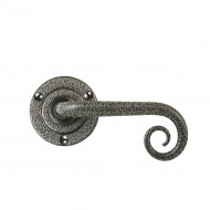 Stonebridge Curl Hand Forged Steel Levers On Round Rose