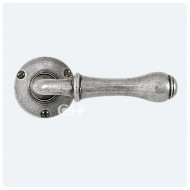 Finesse Design Pewter Derwent Lever Door Handles on Rose