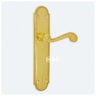 chesham lever handles on latch plate