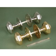 octagon knobs brass