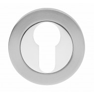 dual finish euro escutcheon