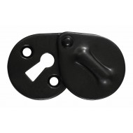 Stonebridge Black Covered Key Escutcheons