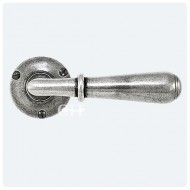 Finesse Design Pewter Fenwick Lever Door Handles on Rose