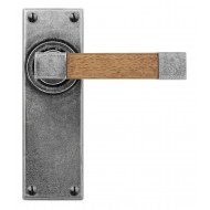 finesse eden with oak pewter lever handles