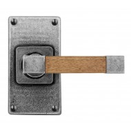finesse eden jesmond pewter lever handles oak