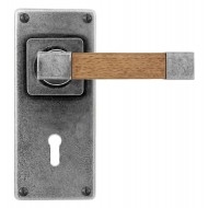Eden Jesmond Pewter Levers With Oak
