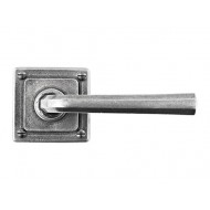 Finesse Design Pewter Tunstall Lever Door Handles on Jesmond Rose