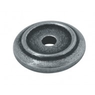 Finesse Pewter Cabinet Door Knob Base Roses