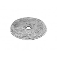 Finesse Pewter Cabinet Door Knob Base Roses