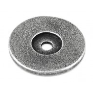Finesse Pewter Cabinet Door Knob Base Roses